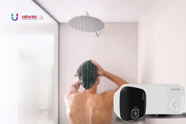 Water heater Atlantic menghadirkan air hangat untuk kenyamanan mandi di rumah
