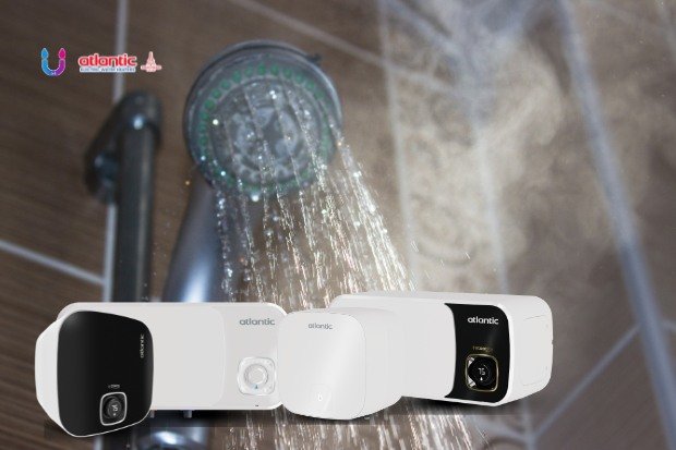 Atlantic Water Heater mendukung kenyamanan keluarga saat mandi air hangat di rumah modern
