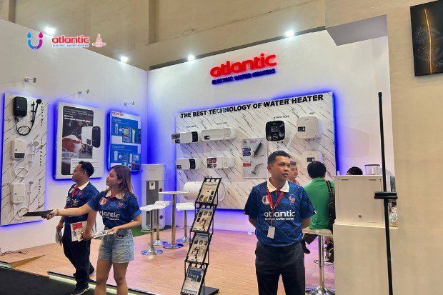 Booth Atlantic IBT menghadirkan teknologi water heater untuk kebutuhan rumah dan bisnis.