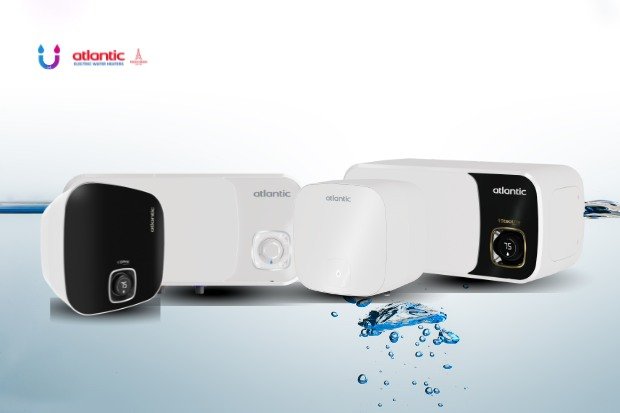 water heater modern di kamar mandi minimalis untuk kebutuhan air hangat yang nyaman dan efisien.