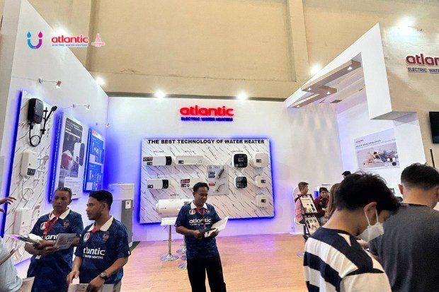 Booth Atlantic IBT menjadi salah satu booth yang layak dikunjungi di IndoBuildTech 2026.