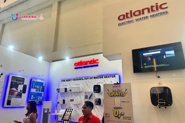 Teknologi Atlantic menghadirkan kenyamanan penggunaan air hangat setiap hari.